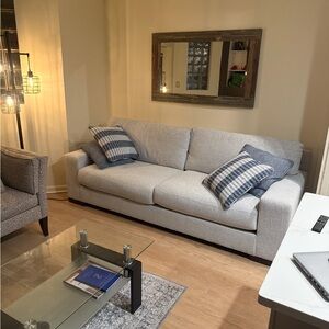 Elegant Gray Accent Pillows